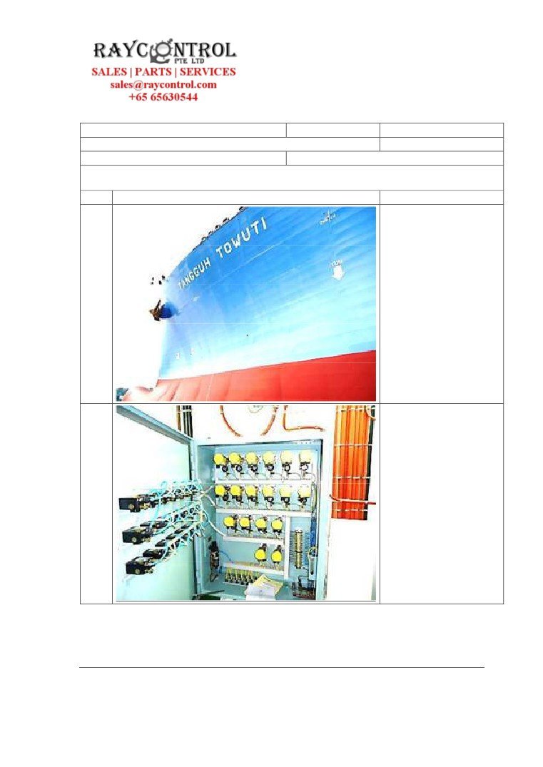 Health check and calibrate ballast and draft gauges